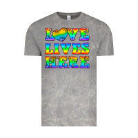 Cloud Rock Western Love Lives Here Vintage Tee - BundleAndBundleShop