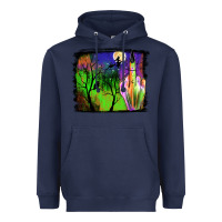 Navy halloween background Heavyweight Hoodie - JahusDesignShop