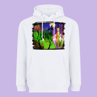 Halloween Background Heavyweight Hoodie Designed By Jahusdesignshop