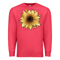 Cardinal watercolor sunflower Premium Sweatshirt - JahusDesignShop
