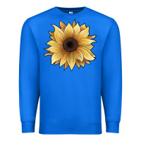 True Royal watercolor sunflower Premium Sweatshirt - JahusDesignShop