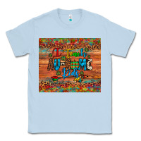 Dusty Blue i teach au some kids Classic Tee - Artiststas