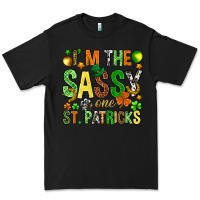 Black I'm the sassy one St. Patrick's Premium Tee - HowdyJamesFarm