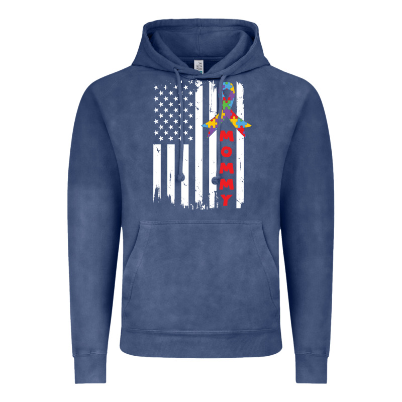 Lil Autism Mom Vintage Hoodie by CowhideDigitalArt | Teevron