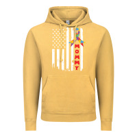 Vintage Mustard lil autism mom Vintage Hoodie - CowhideDigitalArt