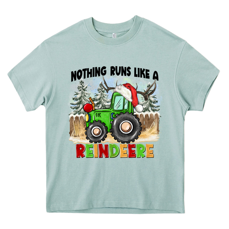 Nothing Runs Like A Reindeere Heavy Core Tee by CowGirlArtShop | Teevron
