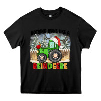 Black nothing runs like a reindeere Heavy Core Tee - CowGirlArtShop