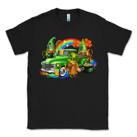 Black St. Patrick's Day truck with gnomies Classic Tee - CowGirlArtShop