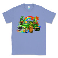 Colony Blue St. Patrick's Day truck with gnomies Classic Tee - CowGirlArtShop