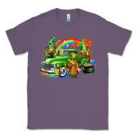 Lavender St. Patrick's Day truck with gnomies Classic Tee - CowGirlArtShop