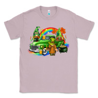 Lilac St. Patrick's Day truck with gnomies Classic Tee - CowGirlArtShop