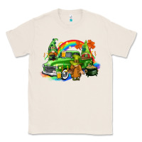 Natural St. Patrick's Day truck with gnomies Classic Tee - CowGirlArtShop