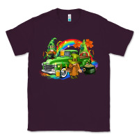 Plum St. Patrick's Day truck with gnomies Classic Tee - CowGirlArtShop