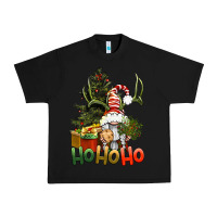 Black Ho Ho Ho Christmas Gnome Urban Heavy Tee - BundleAndBundleShop