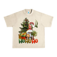 Sandshell Ho Ho Ho Christmas Gnome Urban Heavy Tee - BundleAndBundleShop