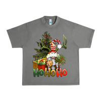 Tornado Ho Ho Ho Christmas Gnome Urban Heavy Tee - BundleAndBundleShop