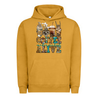 Pigment Peanut Butter coffee makes me feel alive skeleton coffee cups Urban Hoodie - Jasminsmagicworld