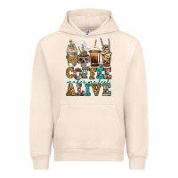 Sandshell coffee makes me feel alive skeleton coffee cups Urban Hoodie - Jasminsmagicworld