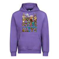 Tulip coffee makes me feel alive skeleton coffee cups Urban Hoodie - Jasminsmagicworld