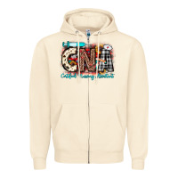 Sandshell Christmas cna certified nursing assistant Zipper Hoodie - JahusDesignShop