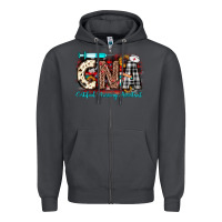 Smoke Christmas cna certified nursing assistant Zipper Hoodie - JahusDesignShop