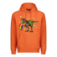 Carrot lgbtq+  t rex Premium Hoodie - Artiststas
