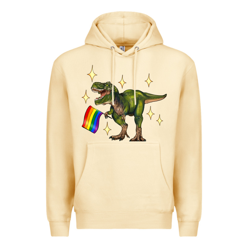 Lgbtq+  T Rex Premium Hoodie by Artiststas | Teevron