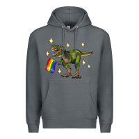 Rock lgbtq+  t rex Premium Hoodie - Artiststas