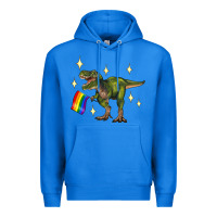 True Royal lgbtq+  t rex Premium Hoodie - Artiststas