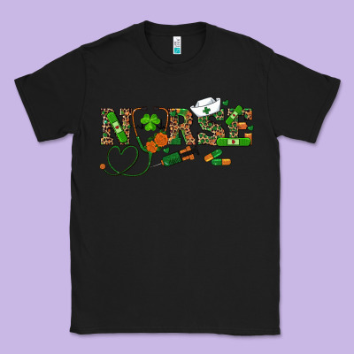 St Patrick's Day Nurse Classic Tee Designed By Ranaportraitstore