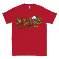 Red st patrick's day nurse Classic Tee - RanaPortraitStore