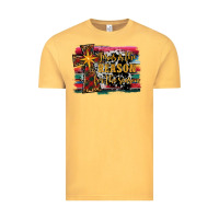 Vintage Mustard jesus i̇s the reason for the season christmas Vintage Tee - RanaPortraitStore