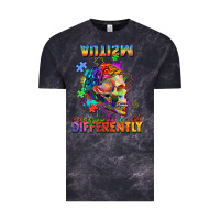 Cloud Black Autism seeing in the world differently Vintage Tee - FaDigitalArtStudio
