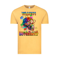 Vintage Mustard Autism seeing in the world differently Vintage Tee - FaDigitalArtStudio