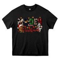 Black mooey christmas Heavy Core Tee - CowGirlArtShop