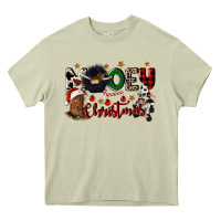 Mossy mooey christmas Heavy Core Tee - CowGirlArtShop