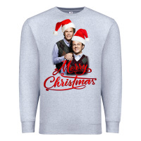 Heather Grey Step Brothers - merry christmas - happy xmas Premium Sweatshirt - DesigneFamous