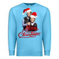 Ocean Blue Step Brothers - merry christmas - happy xmas Premium Sweatshirt - DesigneFamous