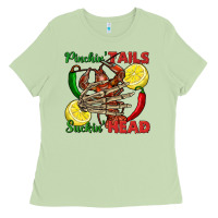 Matcha Pinchin' tails suckin' head crawfish Ladies Tee - FaDigitalArtStudio
