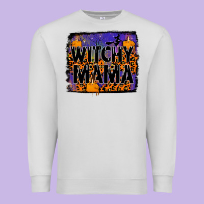 Witchy Mama Premium Sweatshirt Designed By Jahusdesignshop