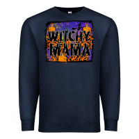Navy witchy mama Premium Sweatshirt - JahusDesignShop