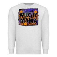 Oatmeal Heather witchy mama Premium Sweatshirt - JahusDesignShop