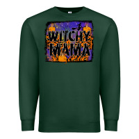 Sports Green witchy mama Premium Sweatshirt - JahusDesignShop
