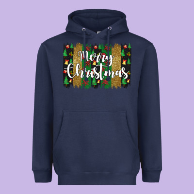 Merry Christmas Heavyweight Hoodie Designed By Jahusdesignshop
