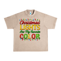 French Oak christmas lights are my favorite color Urban Heavy Tee - FaDigitalArtStudio