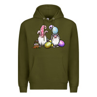 Army Green easter gnomes Premium Hoodie - Jasminsmagicworld