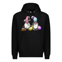 Black easter gnomes Premium Hoodie - Jasminsmagicworld