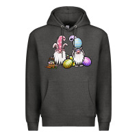 Charcoal Heather easter gnomes Premium Hoodie - Jasminsmagicworld