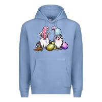 Colony Blue easter gnomes Premium Hoodie - Jasminsmagicworld