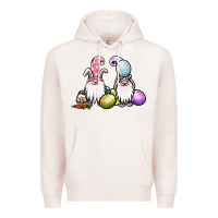 Pale Pink easter gnomes Premium Hoodie - Jasminsmagicworld